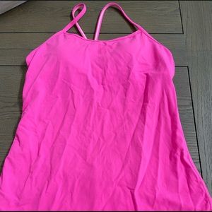 Lululemon pink tank top
